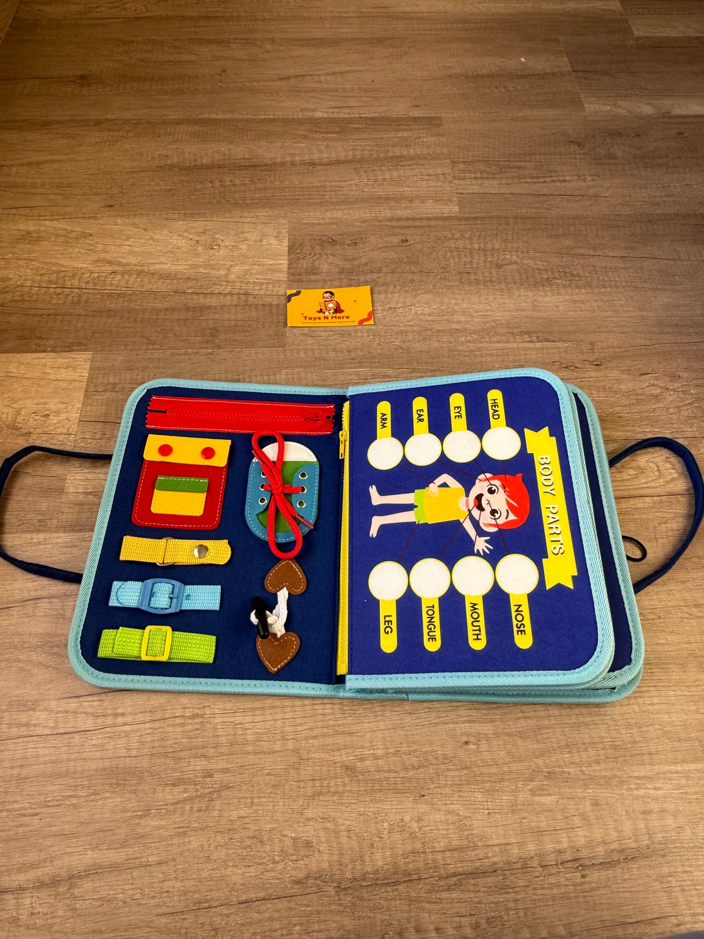 Ultimate Montessori Busy Book - 10-in-1 Sensory Activity Bag 📘🎨