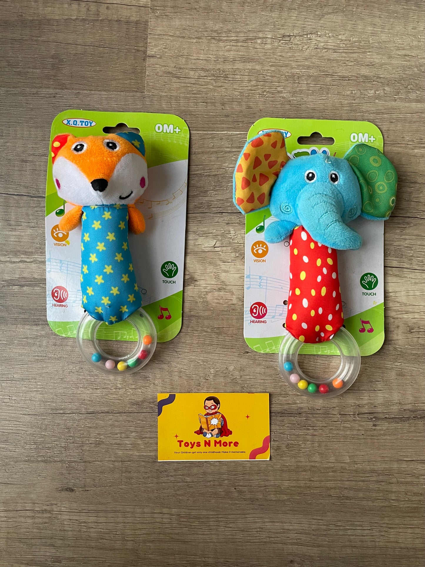 Soft Plush Sensory Rattle 🧸🔔