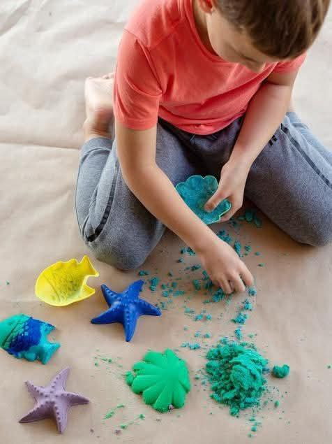 Mini Magic Sand Jar with 2 Molds🏖️🎨