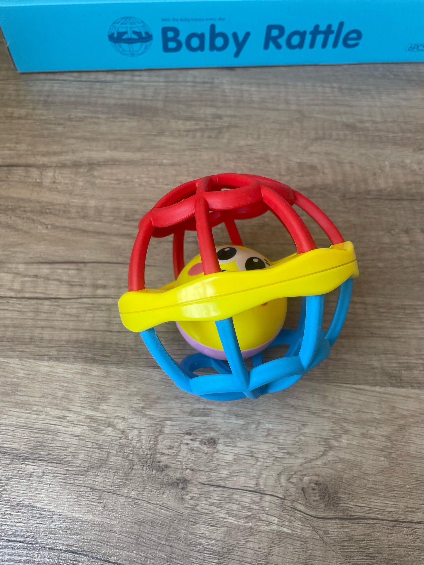 Soft Silicone Sensory Rattle Ball⚽👶