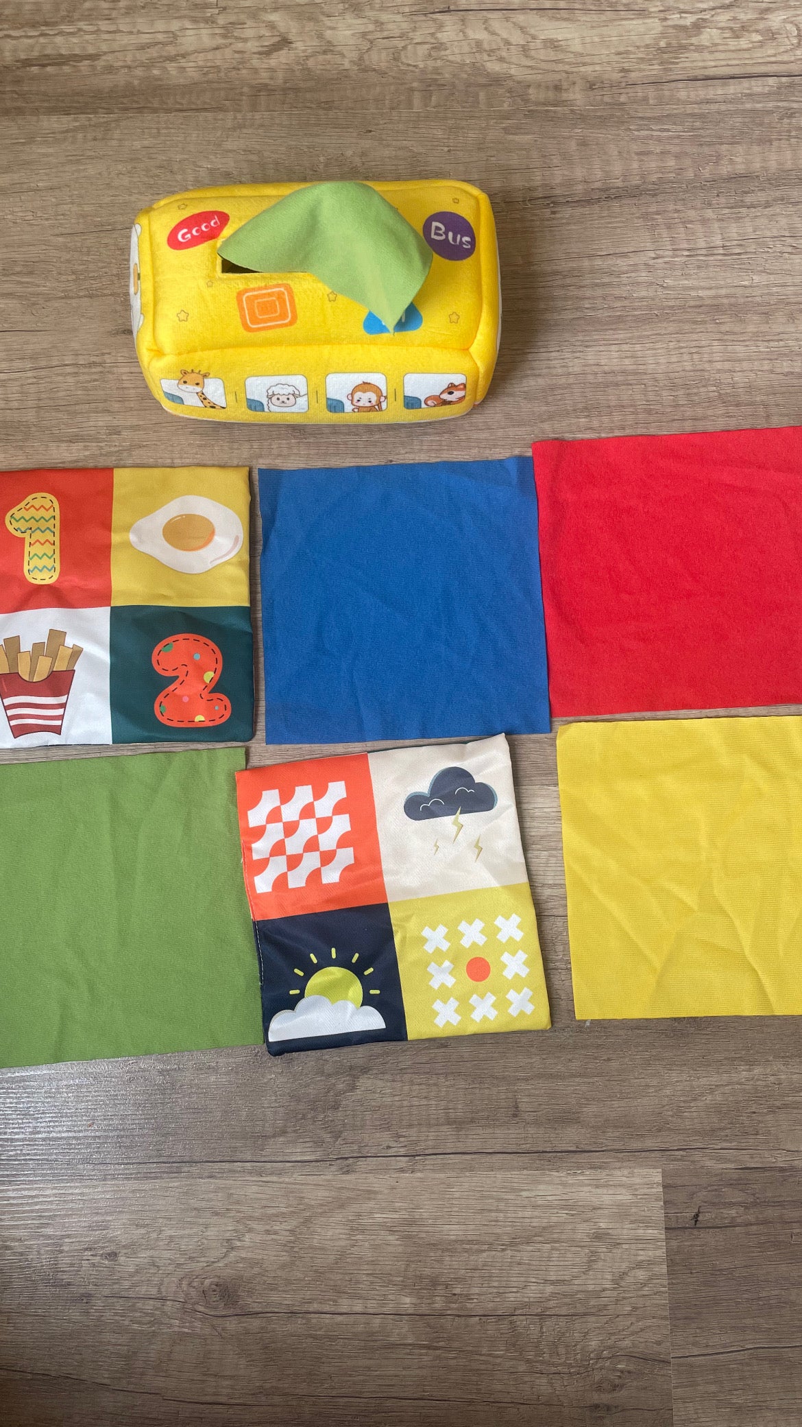 Montessori Sensory Tissue Box Toy 📦🌈
