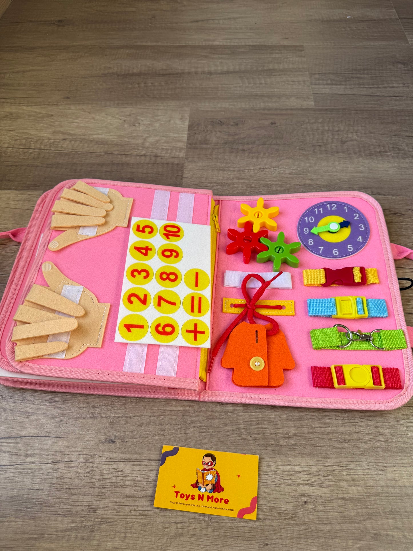Ultimate Montessori Busy Book - 10-in-1 Sensory Activity Bag 📘🎨