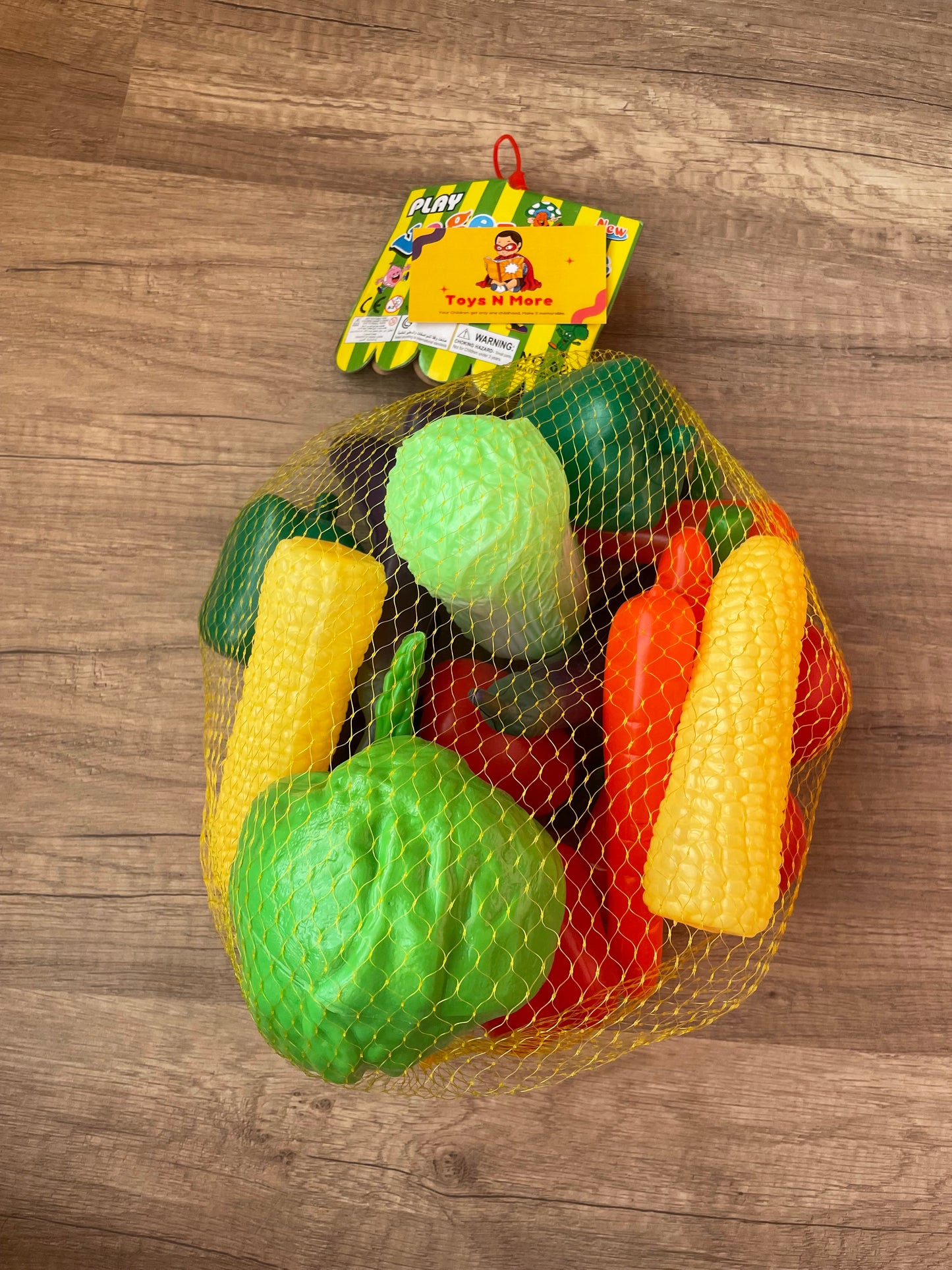 Jumbo 3D Vegetable| Fruit Learning Set 🍅🧺