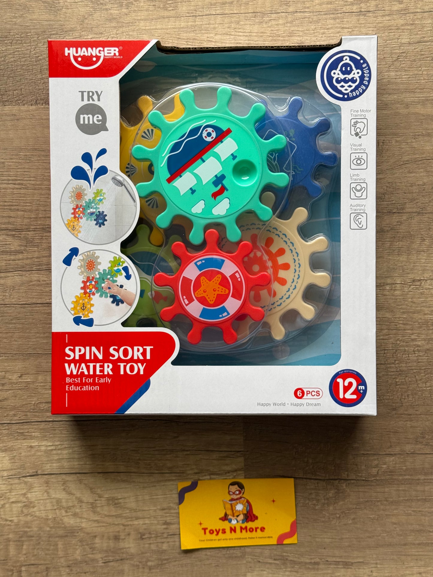 🌀 Huanger™ 5-Piece Sensory Suction Spinners (Deluxe Set) 🛁