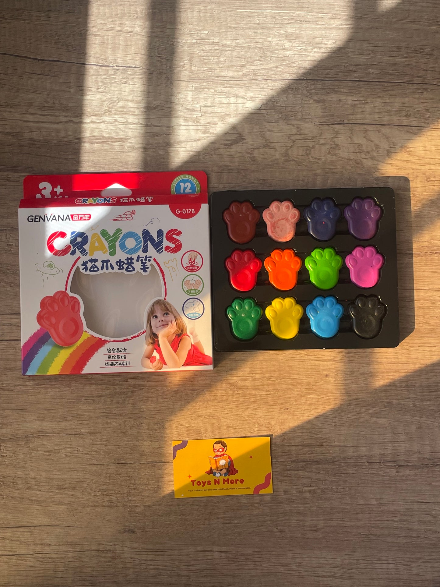 Cat’s Paw "Zero-Mess" Crayons