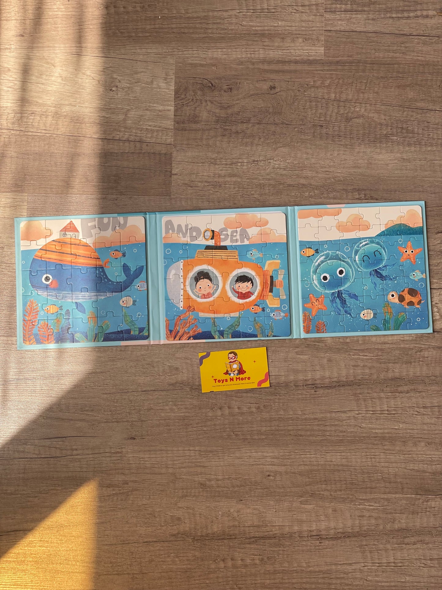 3-in-1 Magnetic Travel Puzzle Book 🧩📖