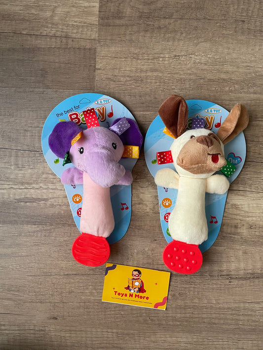 2-in-1 Plush Buddy & Teether🦷🧸