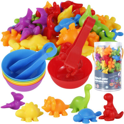 Counting & Sorting Sensory Dinosaurs