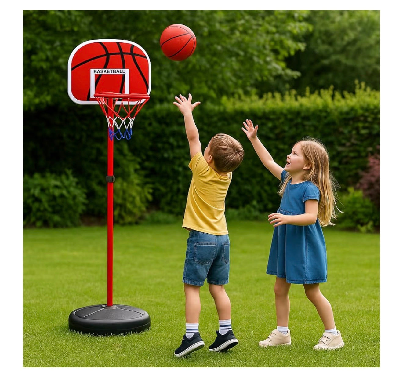 🏀 Junior Pro Adjustable Basketball Set ⛹️‍♀️
