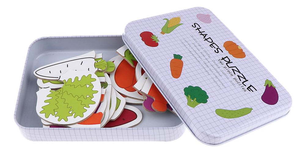My First Puzzle: Vegetables (Metal Box)