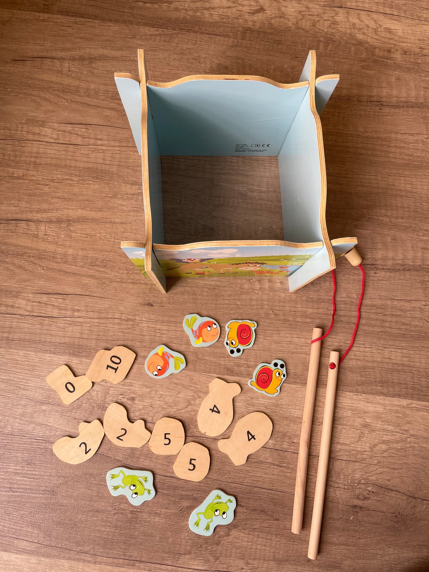 3-in-1 Wooden Fishing & Matching Box 🎣📦