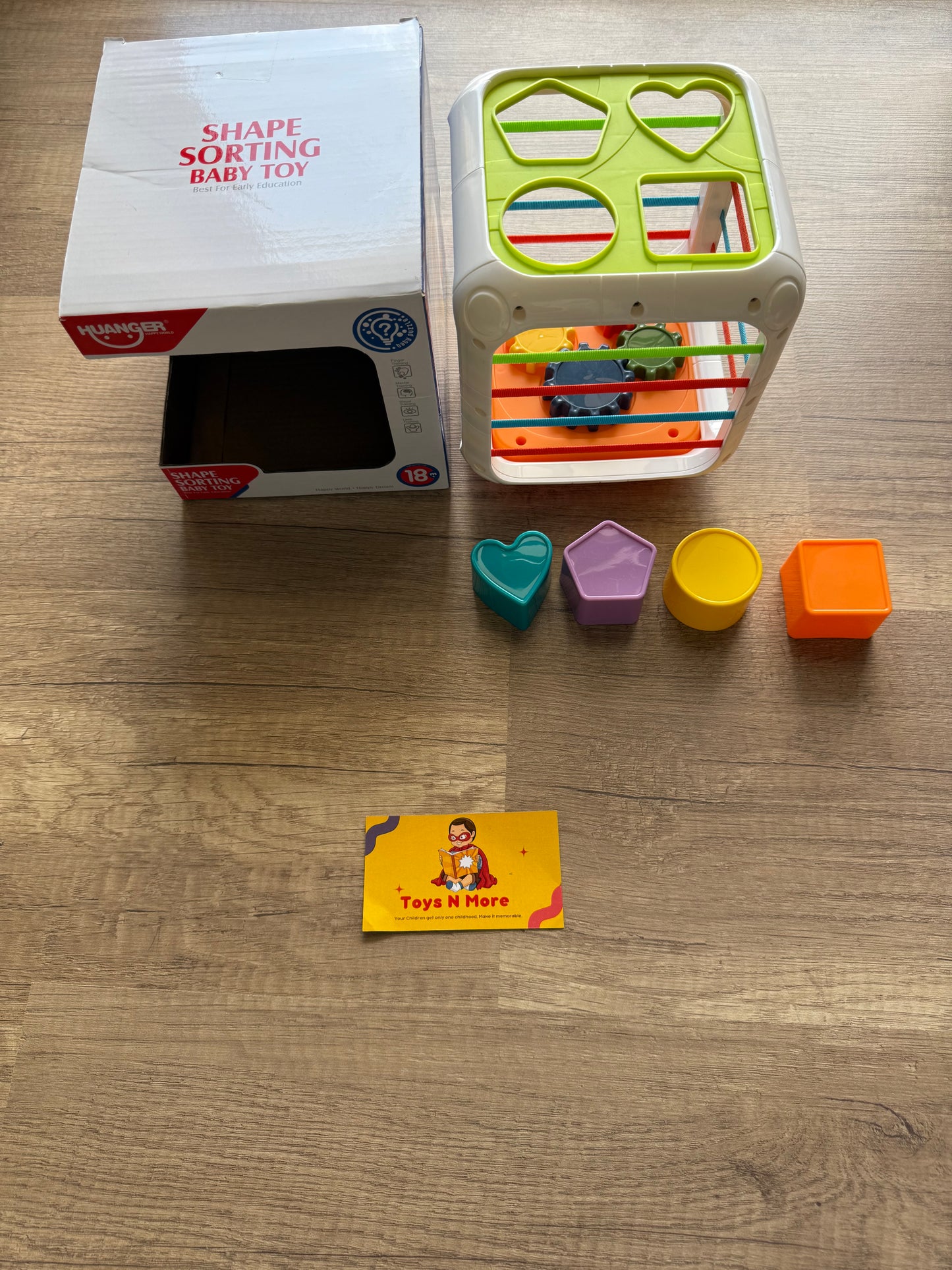 Huanger® Interactive Shape Sorting Cube