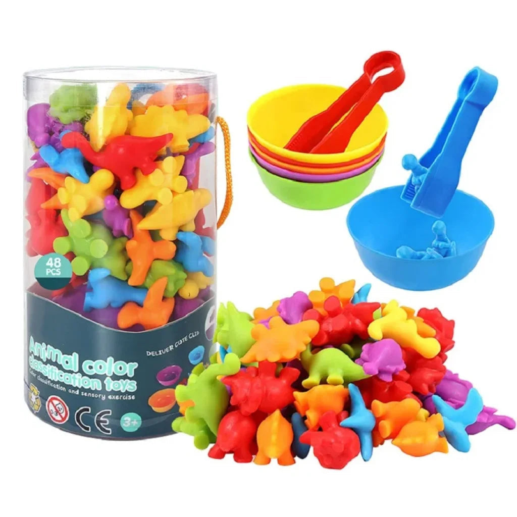 Counting & Sorting Sensory Dinosaurs