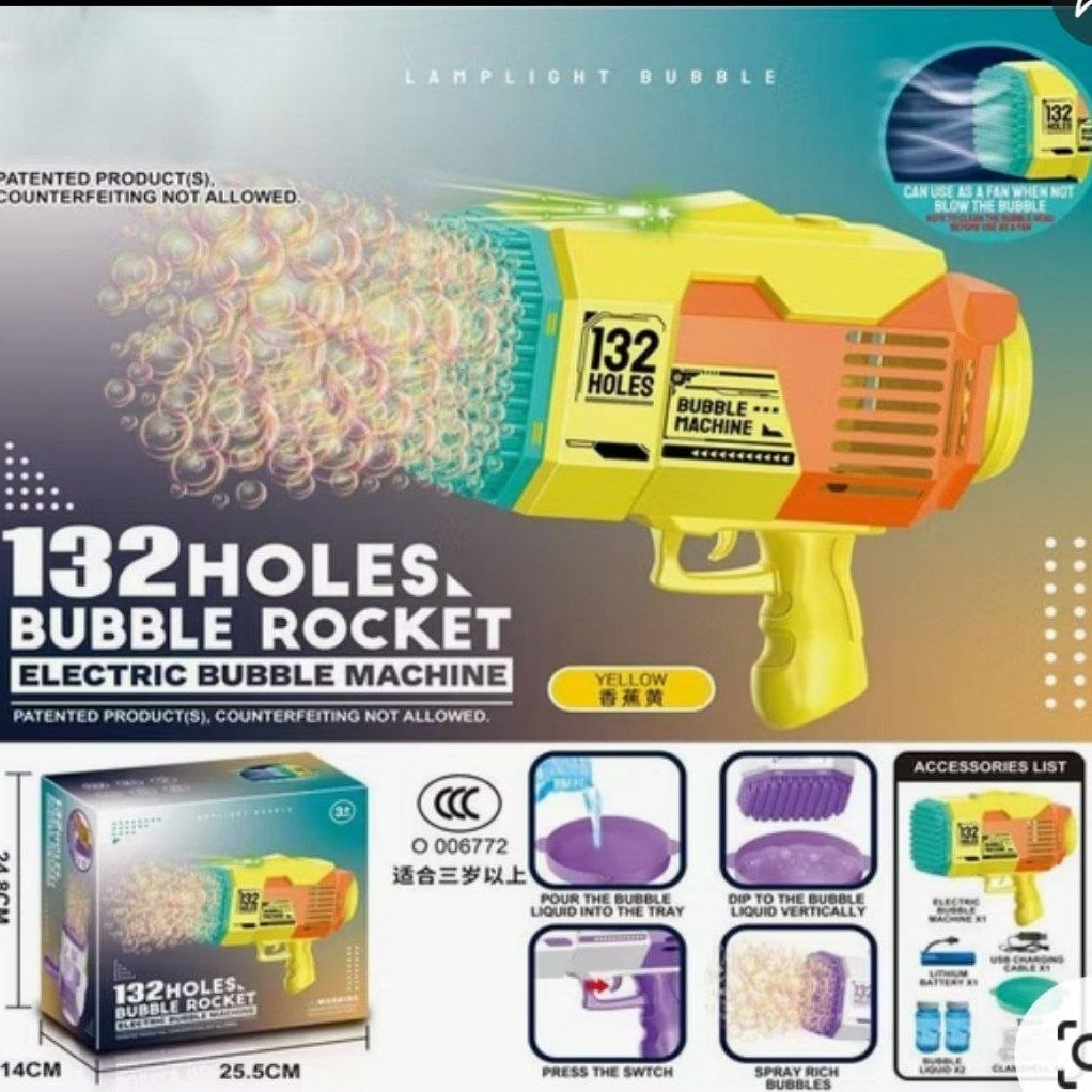 Bubble Machine Gun 132 Holes