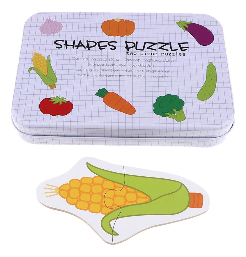 My First Puzzle: Vegetables (Metal Box)