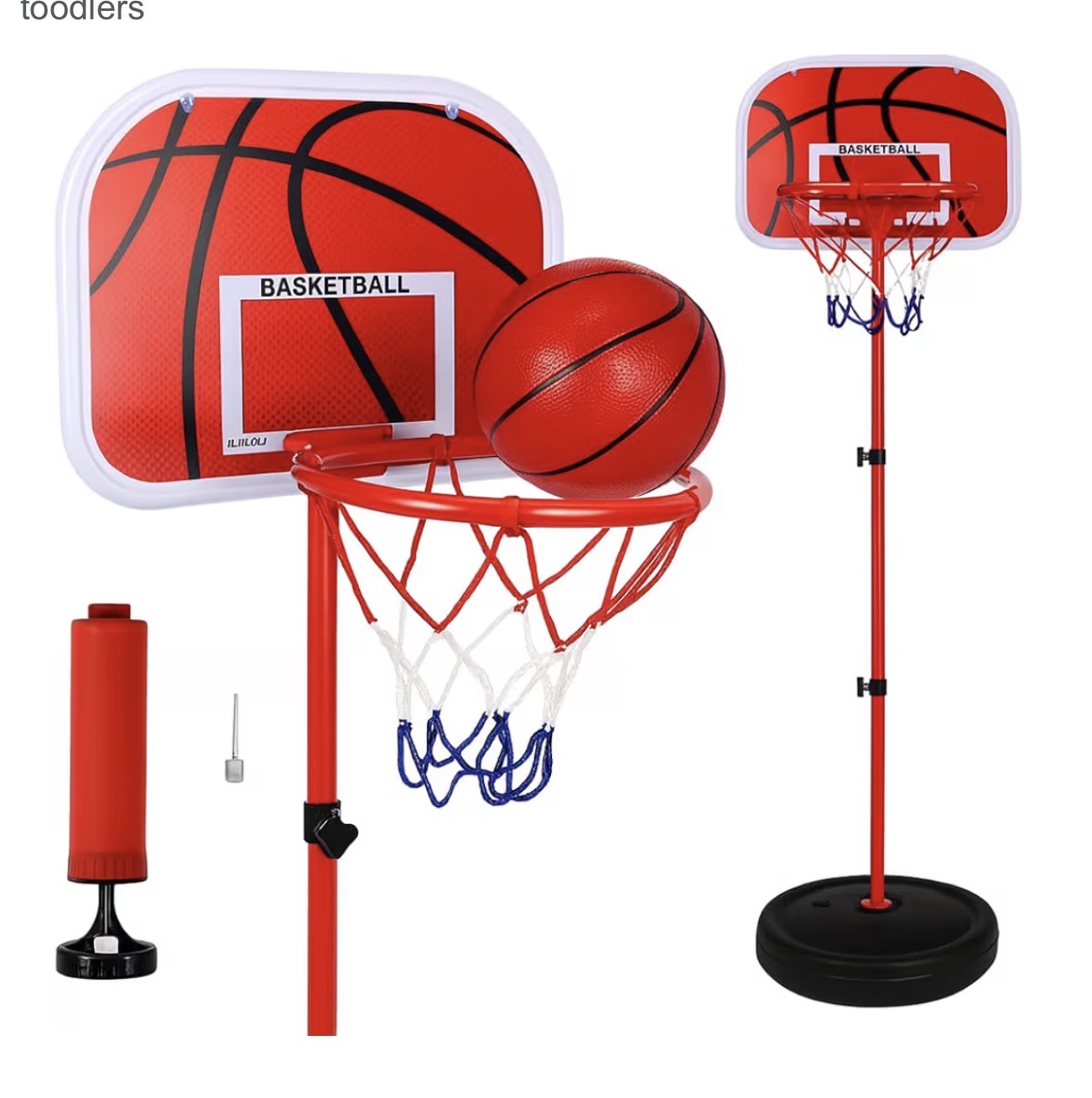 🏀 Junior Pro Adjustable Basketball Set ⛹️‍♀️