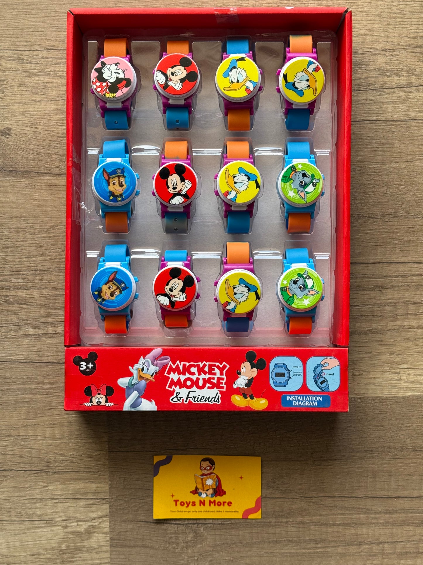 2-in-1 Disney Digital Watch & Spinner