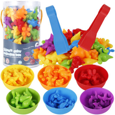 Counting & Sorting Sensory Dinosaurs