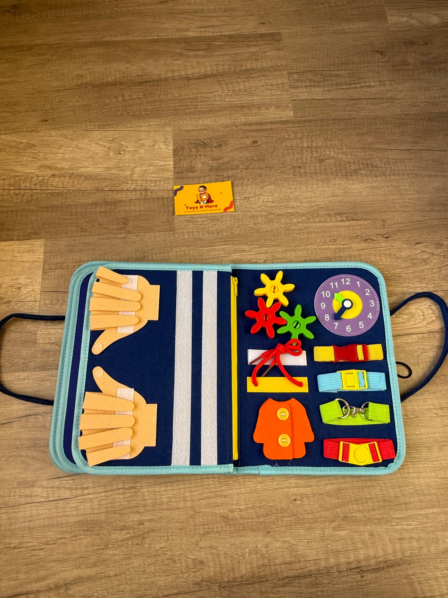 Ultimate Montessori Busy Book - 10-in-1 Sensory Activity Bag 📘🎨