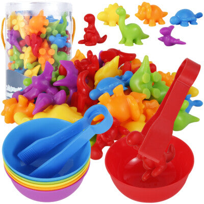 Counting & Sorting Sensory Dinosaurs