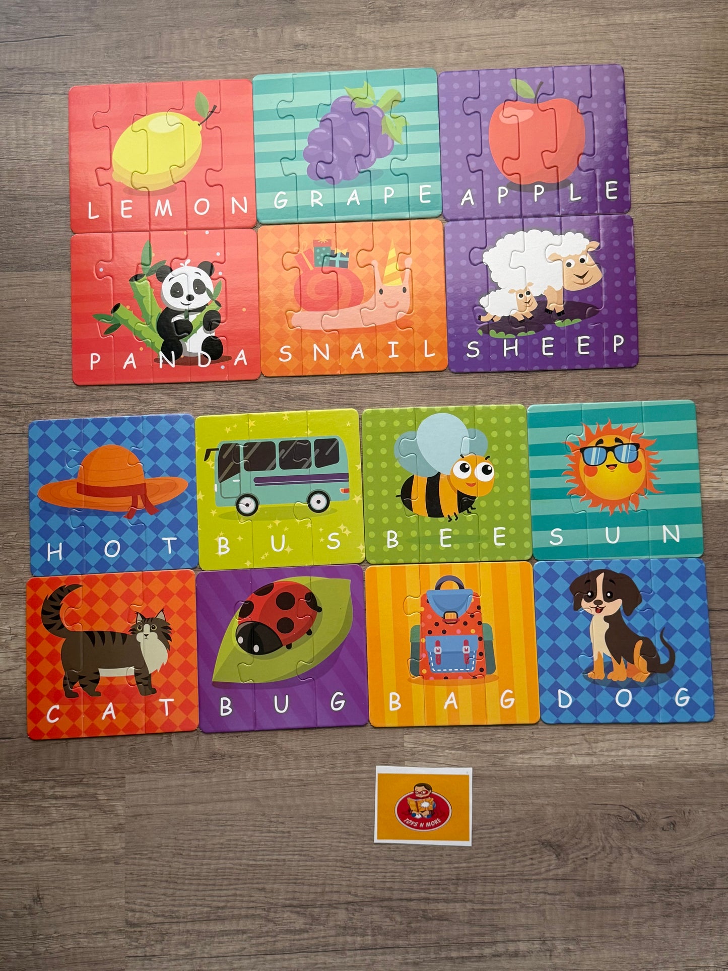112-Piece Self-Correcting Word Puzzle