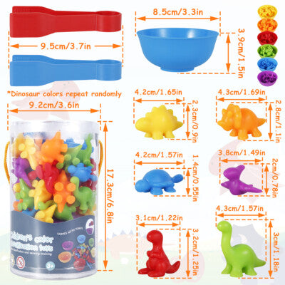 Counting & Sorting Sensory Dinosaurs