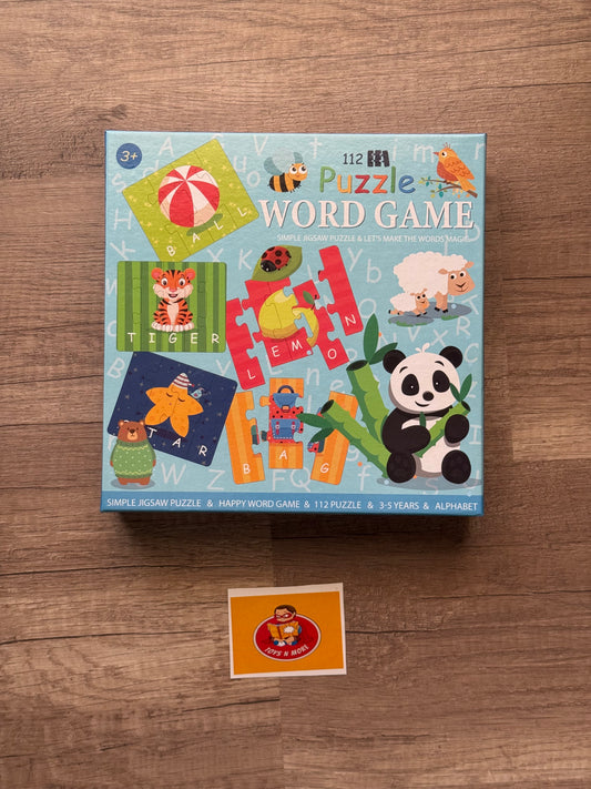 112-Piece Self-Correcting Word Puzzle