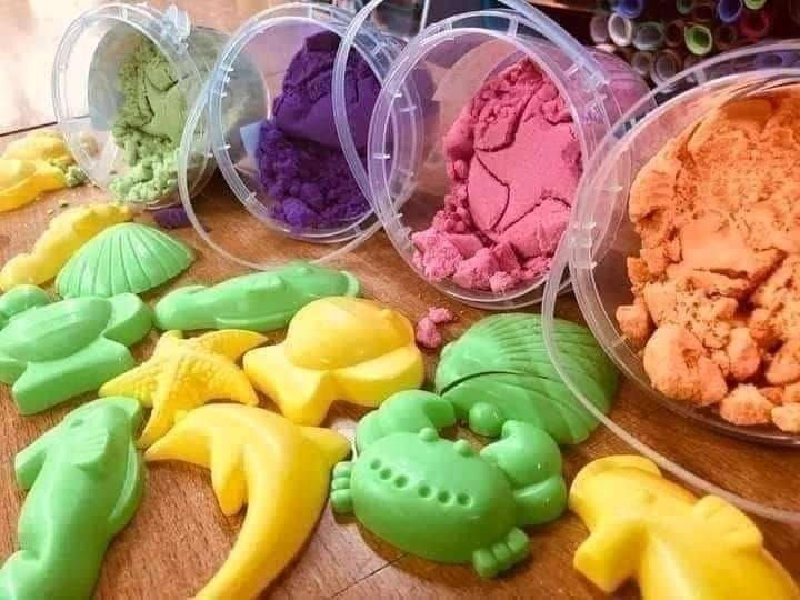 Mini Magic Sand Jar with 2 Molds🏖️🎨