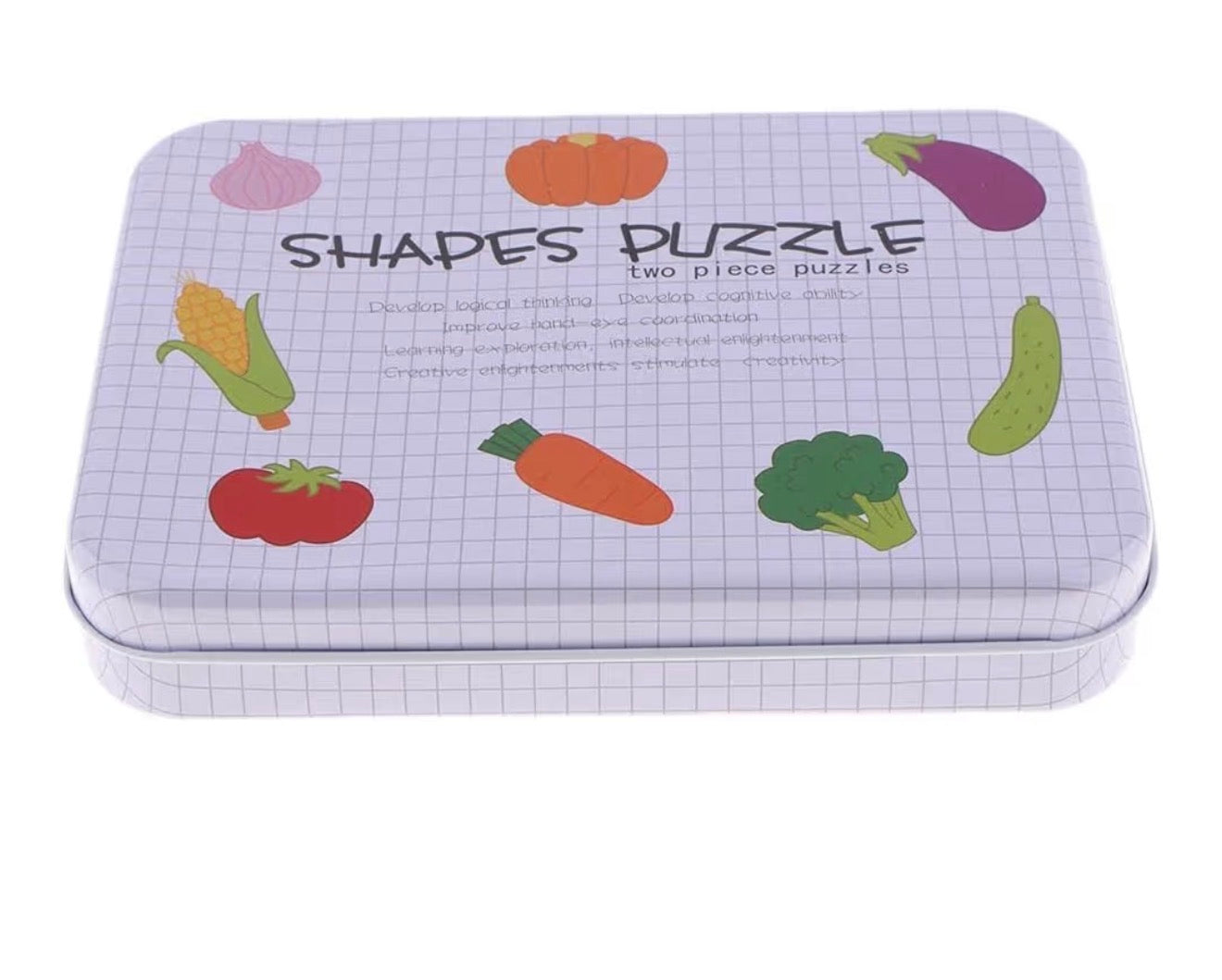 My First Puzzle: Vegetables (Metal Box)