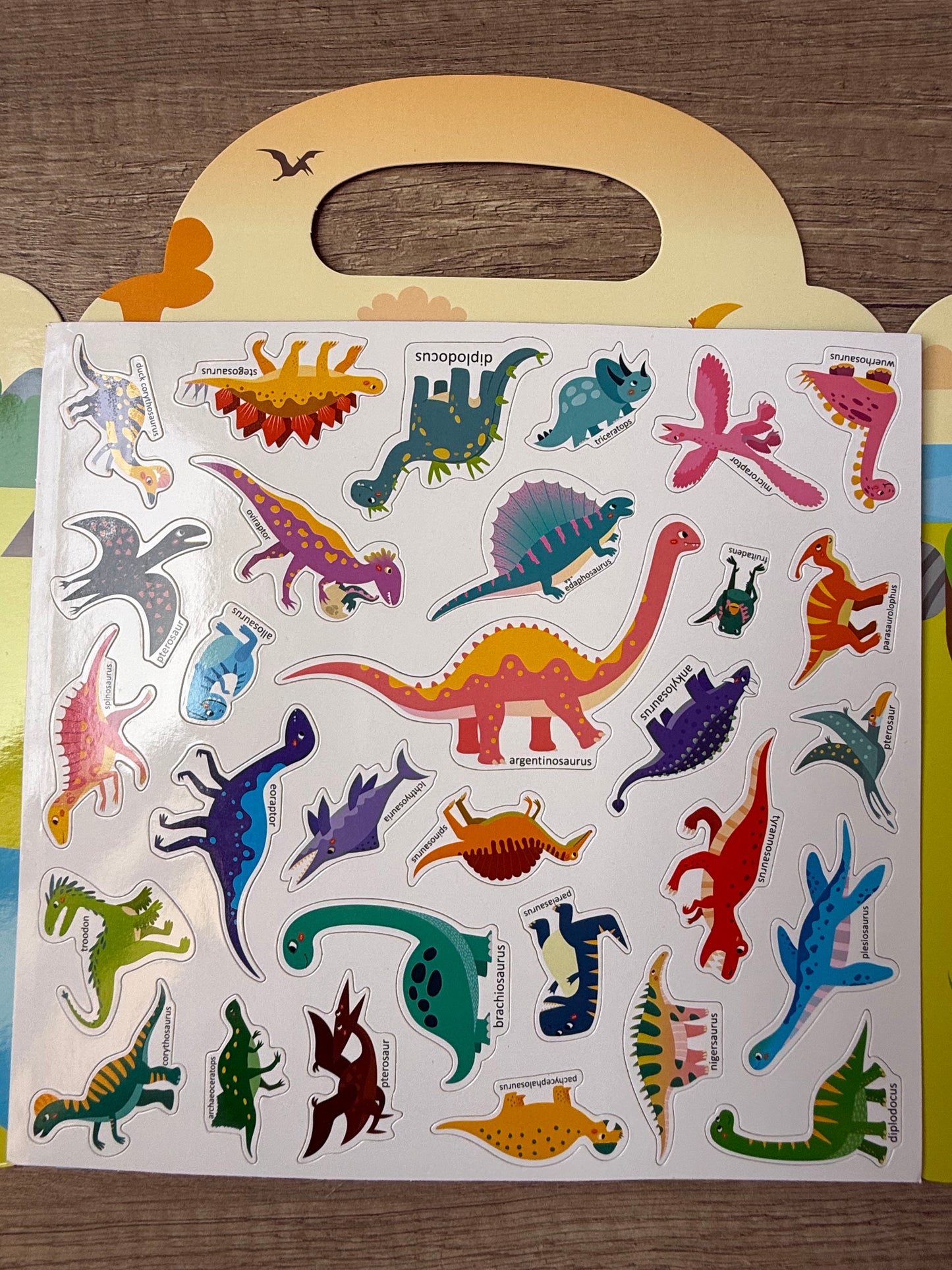 Portable Magnetic Sticker Storybook🦕🚀