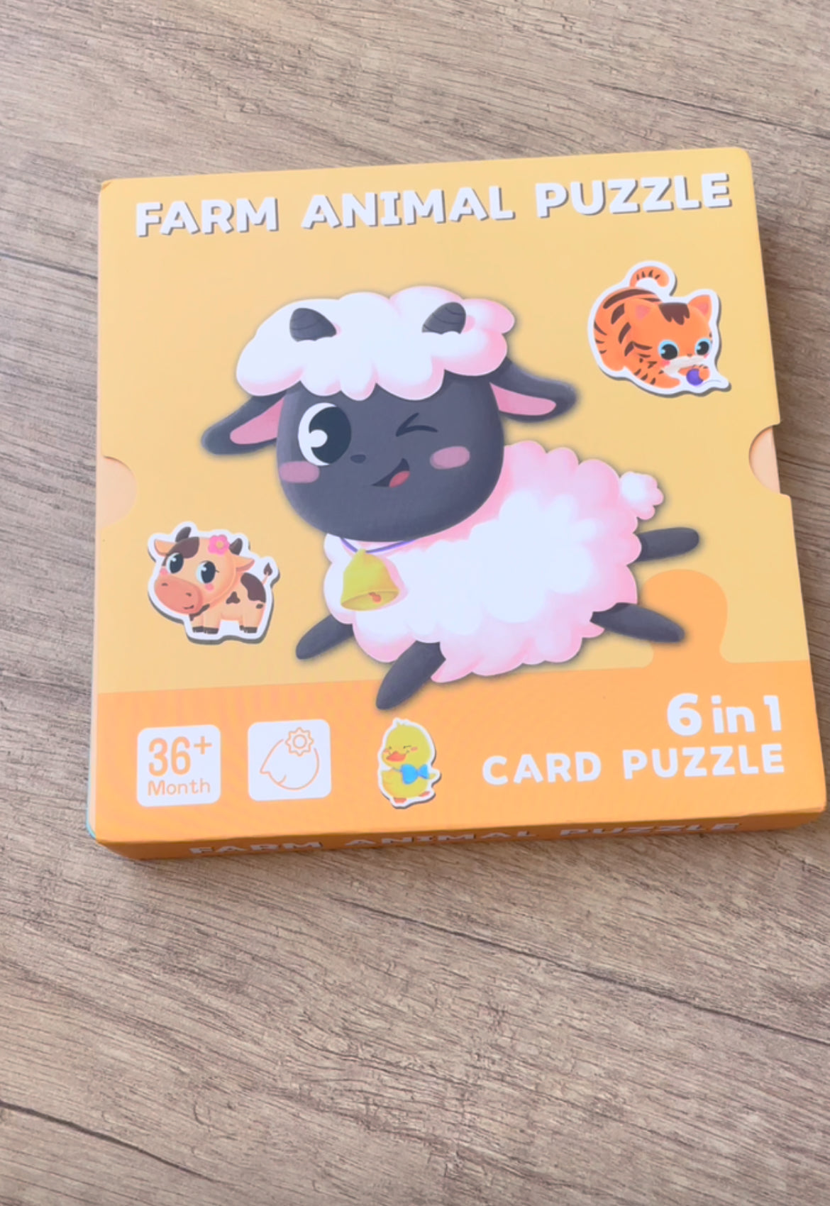 2-in-1 Farm Animal Puzzle & Coloring Cards 🐮🎨