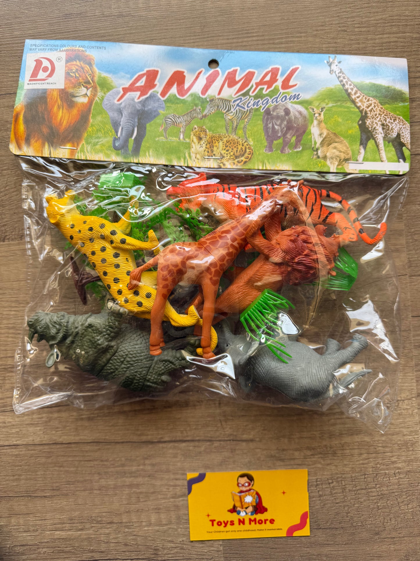 🌳 3D Animals Discovery Set (6-Piece) 🦒