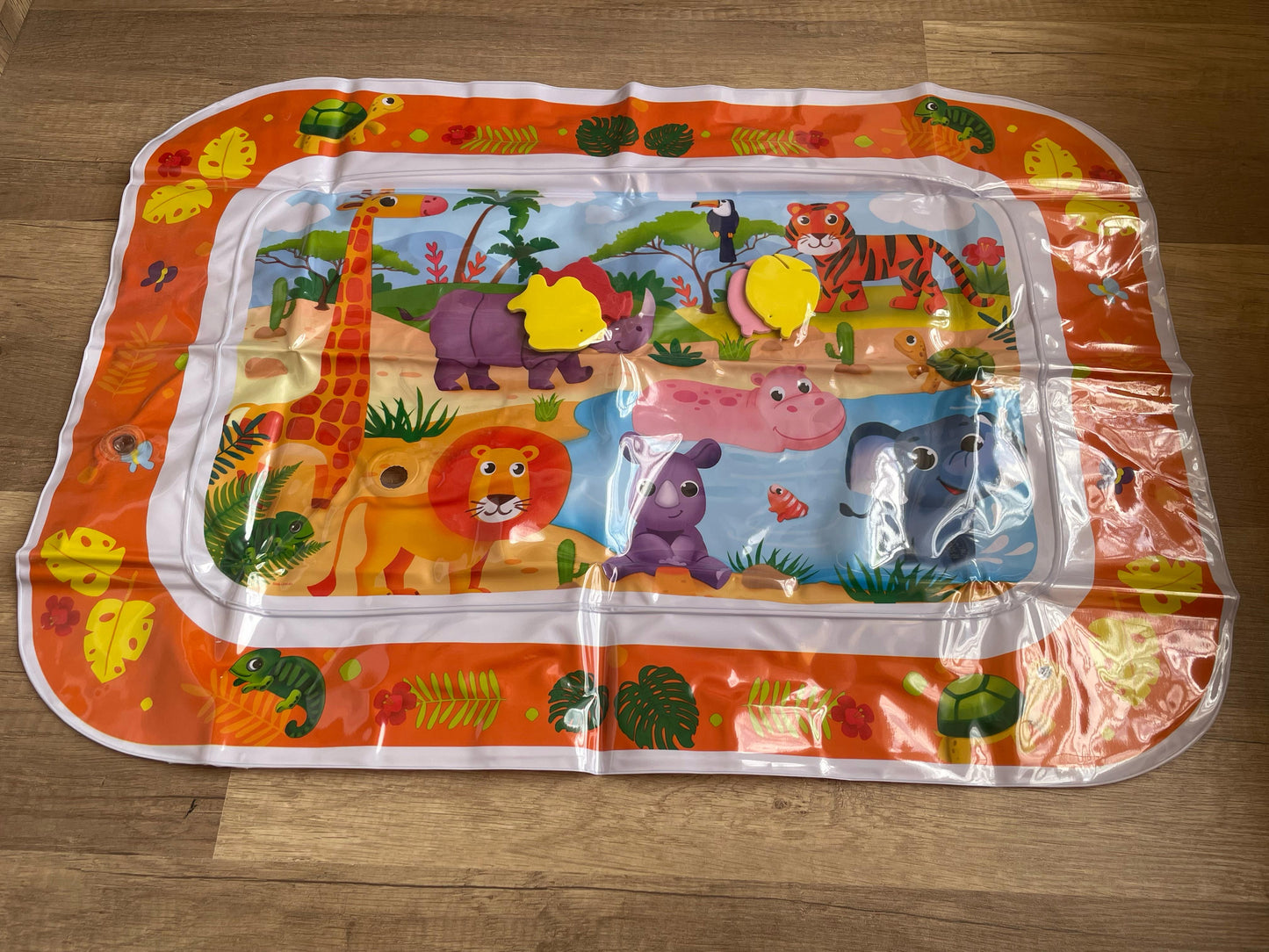 Inflatable Sensory Water Mat - Animal Theme | سجادة الألعاب المائية الحسية للأطفال 🌊🦁
