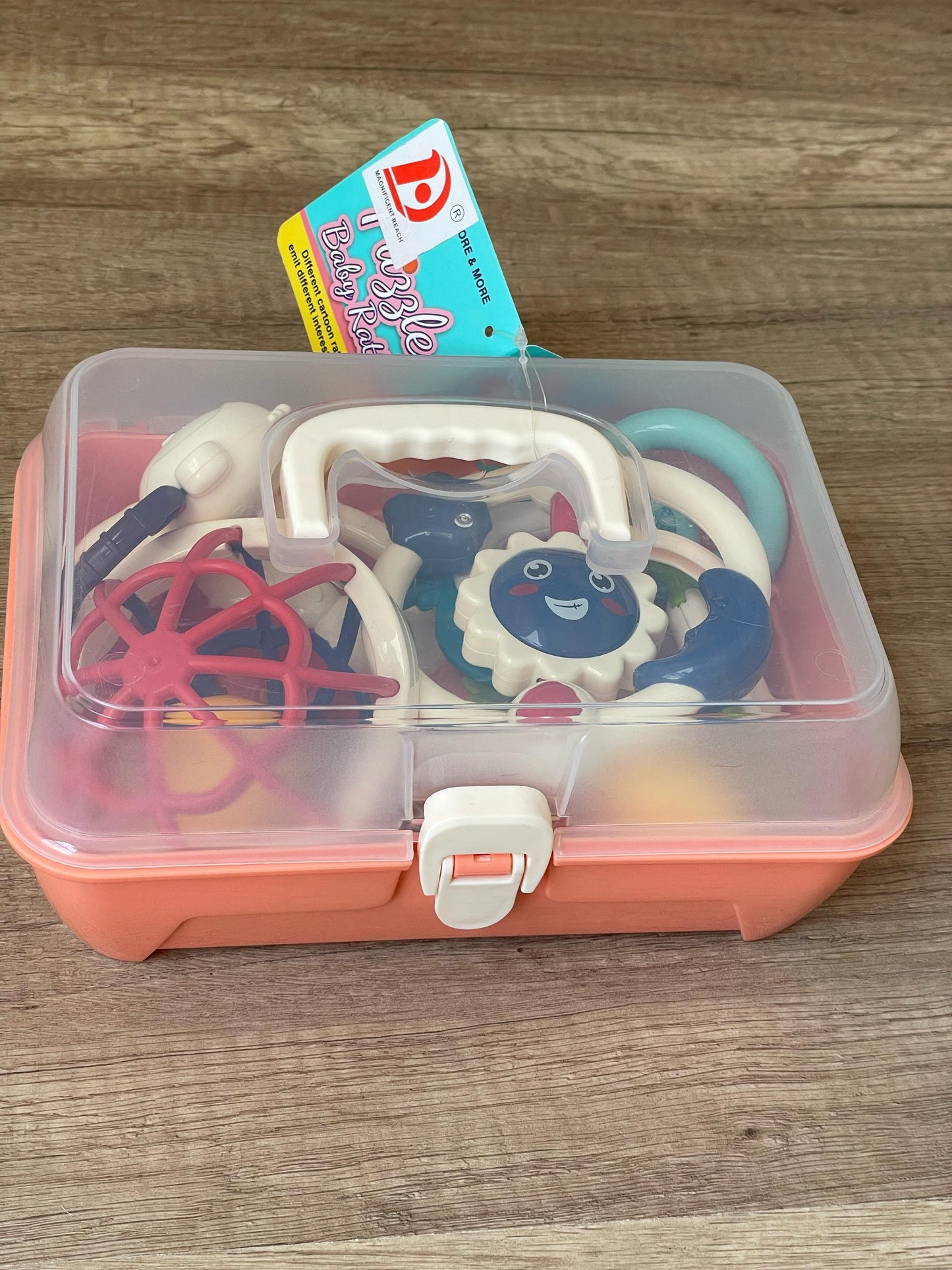 8-Piece Essential Baby Rattle & Teether Set 👶🔔