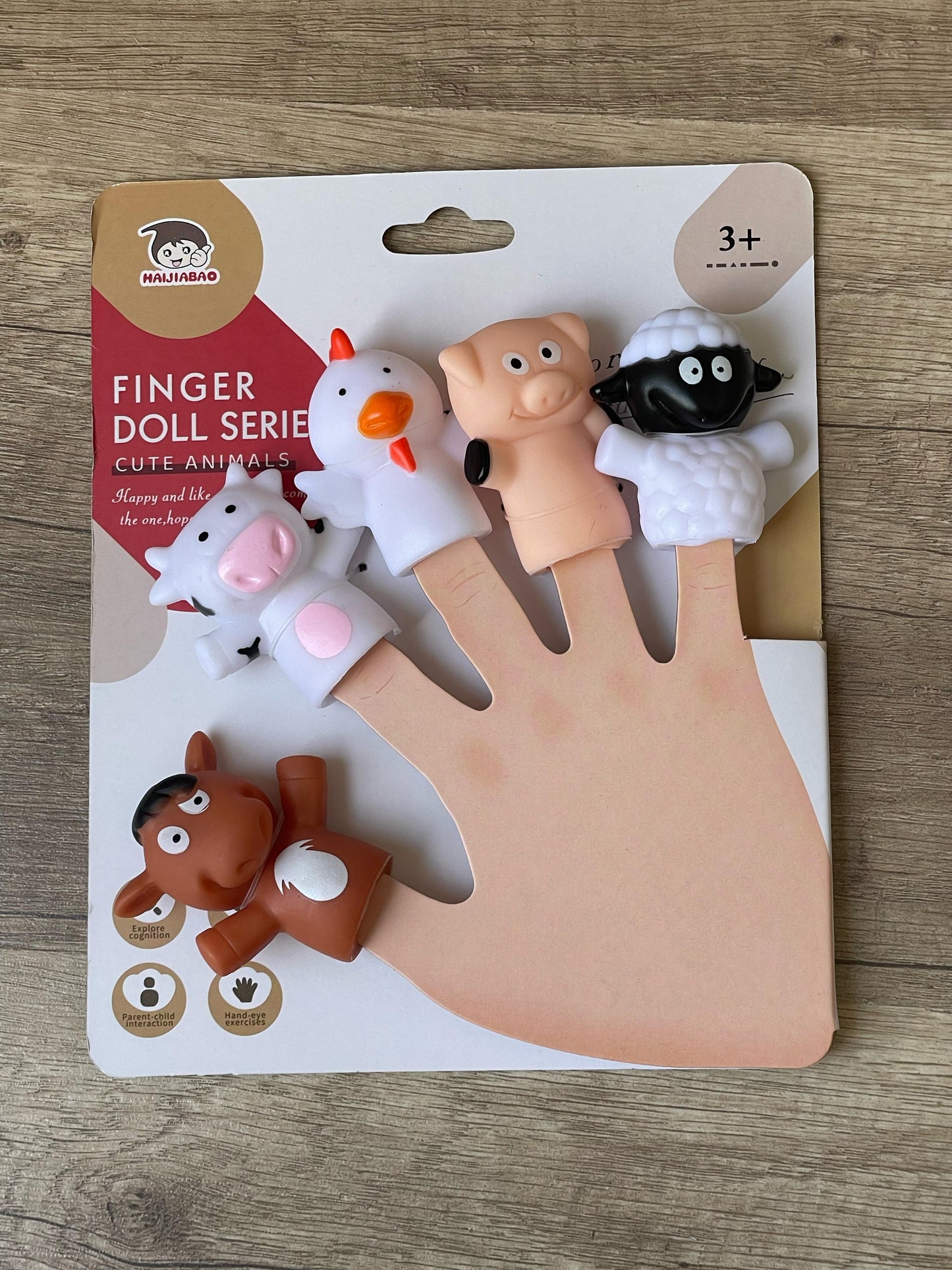 Soft Silicone Finger Puppet Set (5 Pieces)🎭🦊
