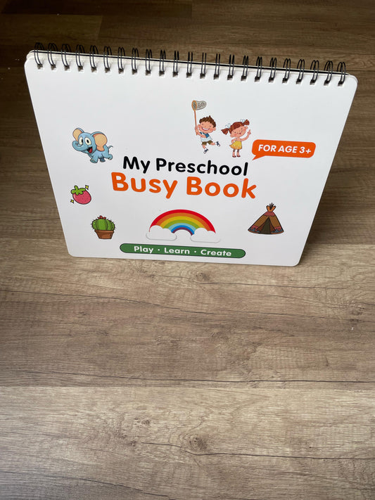 All-in-One Preschool Learning Book (10 Pages)