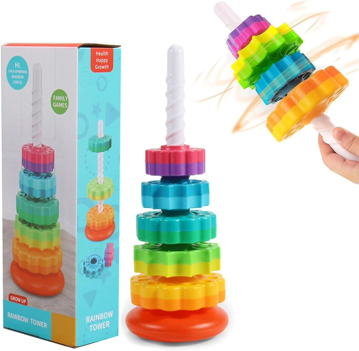 Grow Up Rainbow Tower 🌈
